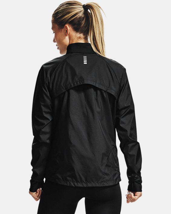Damen UA Run Insulate Hybrid Jacke, Black, pdpMainDesktop image number 1